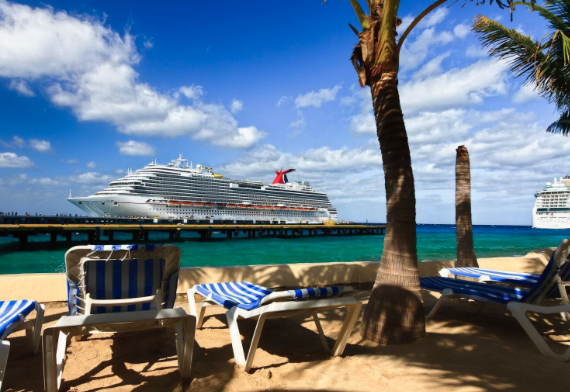 cruise ship in port