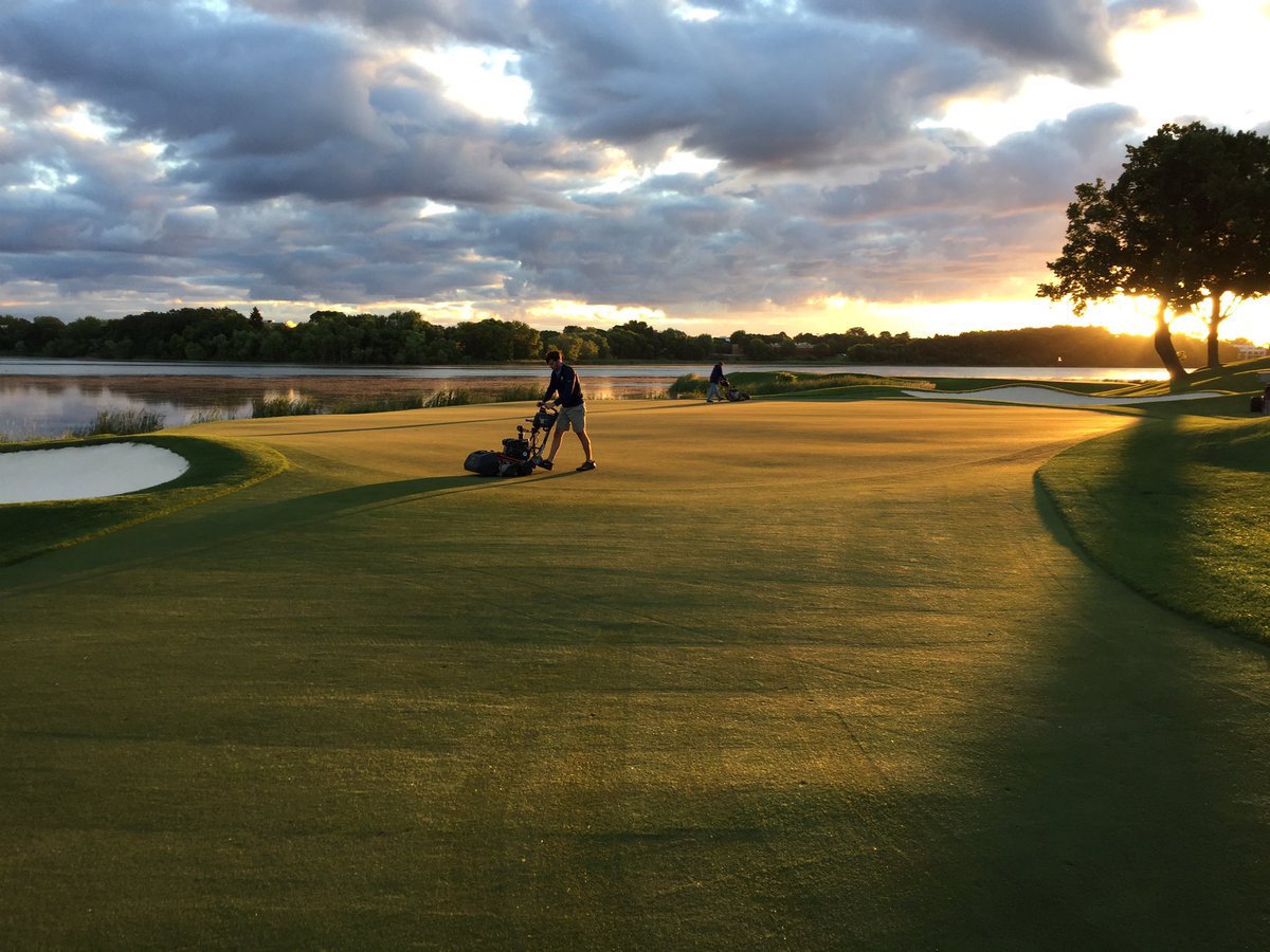 mowing