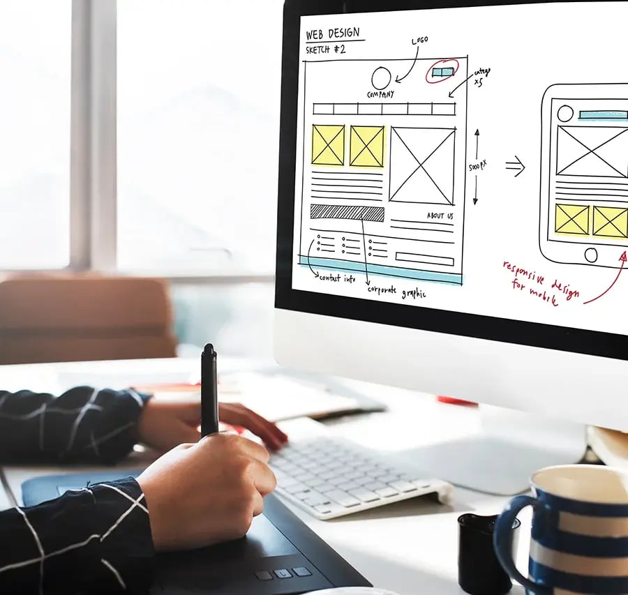storyteller website design