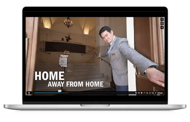 video displaying on a laptop