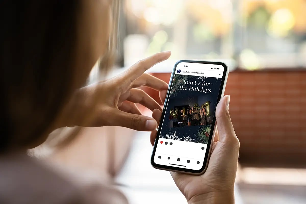 year round social event posts