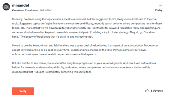 Keywords Tool Unsatisfied Customers