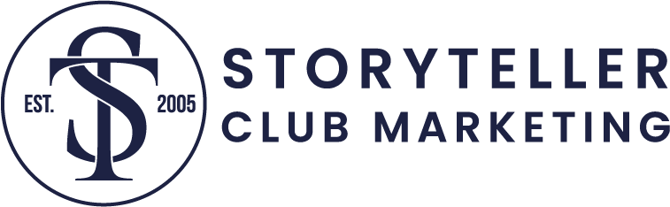 StoryTeller Club Marketing website logo